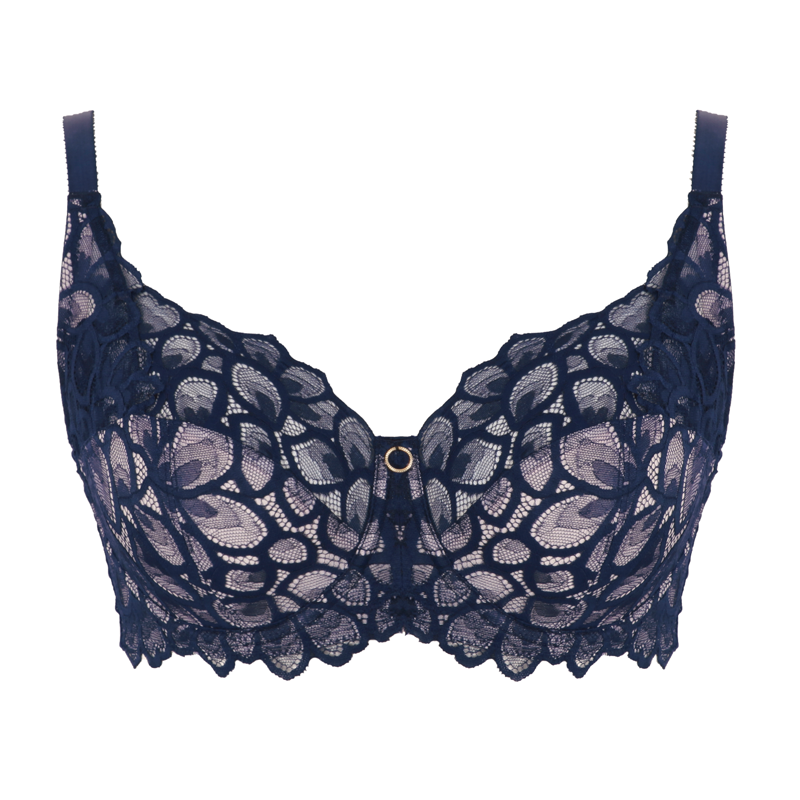 Panache Allure Full Cup BH Navy - Annadiva