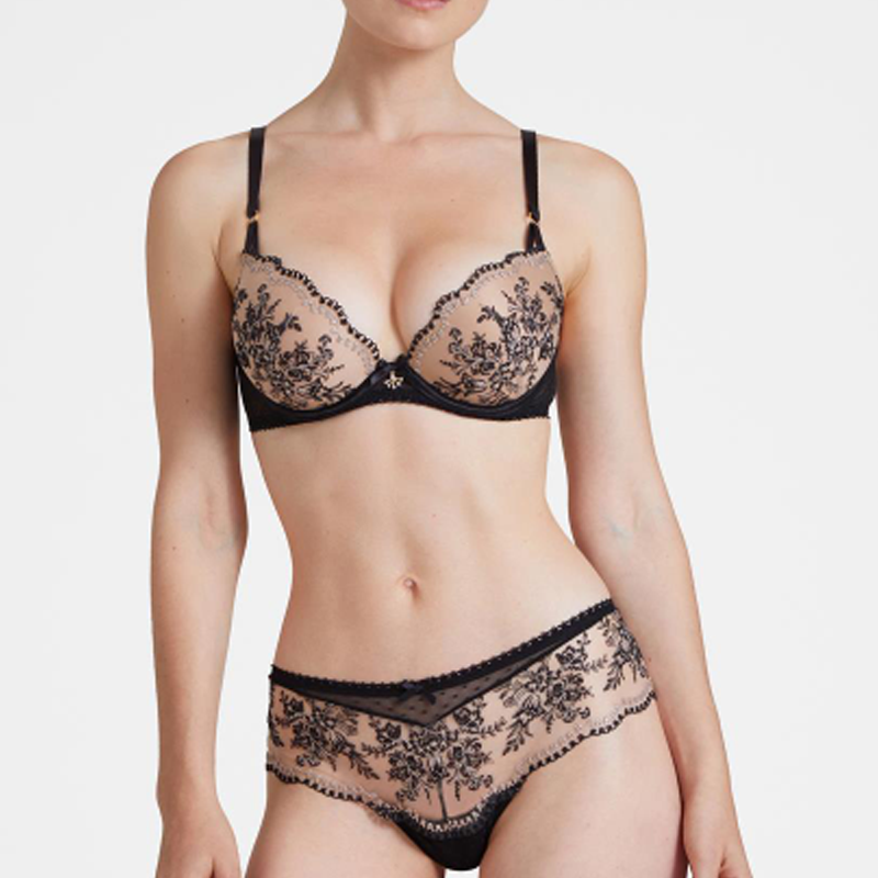 Aubade L'Amour push-up bh • Zwart • de Bijenkorf