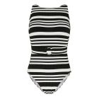 Aruba Stripe High Neck Badpak