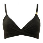 Sparkling Black Twist Bikinitop