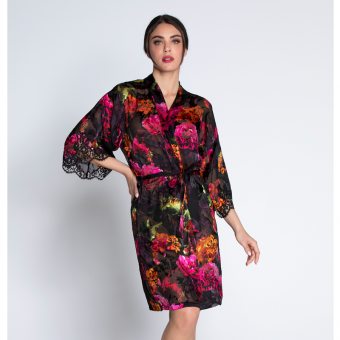 Floraison Passion Kimono