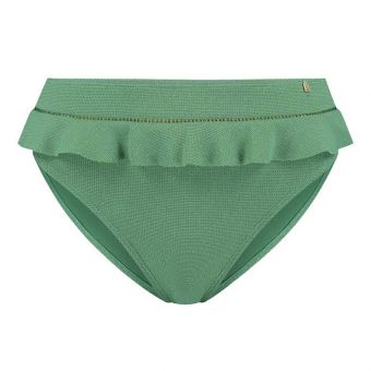 Green Shimmer High Waist Bikinibroekje