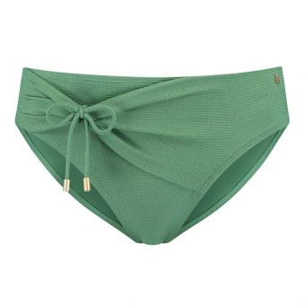 Green Shimmer Hoog Bikinibroekje