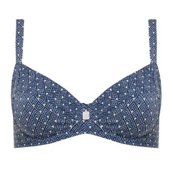 Marrakesh Blue Beugel Bikinitop