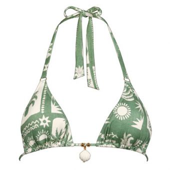 Rustic Med Triangle Bikinitop