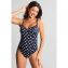 Panache Swim Anya Riva Spot Badpak Navy Vanilla