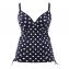 Panache Swim Anya Riva Spot Tankinitop Navy Vanilla