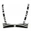 Annadiva Swim Aruba Stripe Voorgevormde Balconette Bikinitop Black White