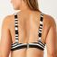 Annadiva Swim Aruba Stripe Voorgevormde Balconette Bikinitop Black White