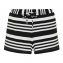 Annadiva Swim Aruba Stripe Short Black White