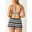 Annadiva Swim Aruba Stripe Short Black White