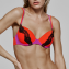 Sarda bremer Padded Plunge BH Hot Lava