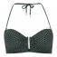 Annadiva Swim Chinese Fan Strapless Bikinitop Art Deco Bow