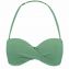 Beachlife Green Shimmer Bandeau Bikinitop