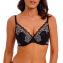 Wacoal Lace Perfection Push-up BH Black Ivory