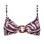 Watercult Makro Notion Bikinitop Cream Aubergine