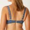 Annadiva Swim Marrakesh Blue Voorgevormde Balconette Bikinitop Art Deco Blue