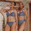 Annadiva Swim Marrakesh Blue Beugel Bikinitop Art Deco Blue