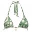 Watercult Rustic Med Triangle Bikinitop Sage Cream