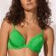 Watercult Shimmering Solids Voorgevormde Bikinitop Green Flash