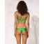 Watercult Shimmering Solids Twist Bikinitop Green Flash