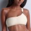 Aubade Badmode Shimmering Waters One Shoulder Bikinitop Golden White