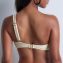 Aubade Badmode Shimmering Waters One Shoulder Bikinitop Golden White