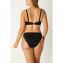 Annadiva Swim Sparkling Black Twist Bikinitop Black