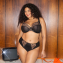 Elomi Teagan Plunge BH Almond Black