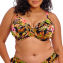 Elomi Badmode Tiger Valley Plunge Bikinitop Black