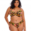 Elomi Badmode Tiger Valley Plunge Bikinitop Black