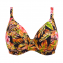 Elomi Badmode Tiger Valley Plunge Bikinitop Black