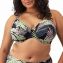 Elomi Badmode Tropical Retreat Plunge Bikinitop Black