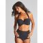 Panache Swim Tulle Bandeau Bikinitop Zwart 