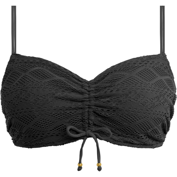 sjaal De onze Achterhouden Freya Swim Sundance Bralette Bikinitop Zwart | Annadiva