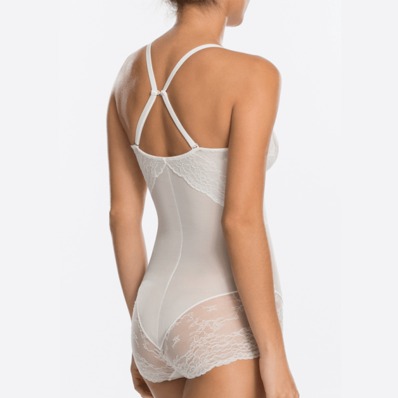 Spotlight On Lace Bodysuit - White