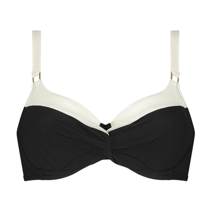 Vanilla and Black brazilian bikinibroekje